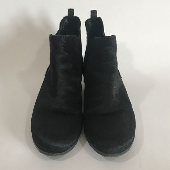 Vince Camuto Black Pony Ankle Booties - Picture 2 of 7